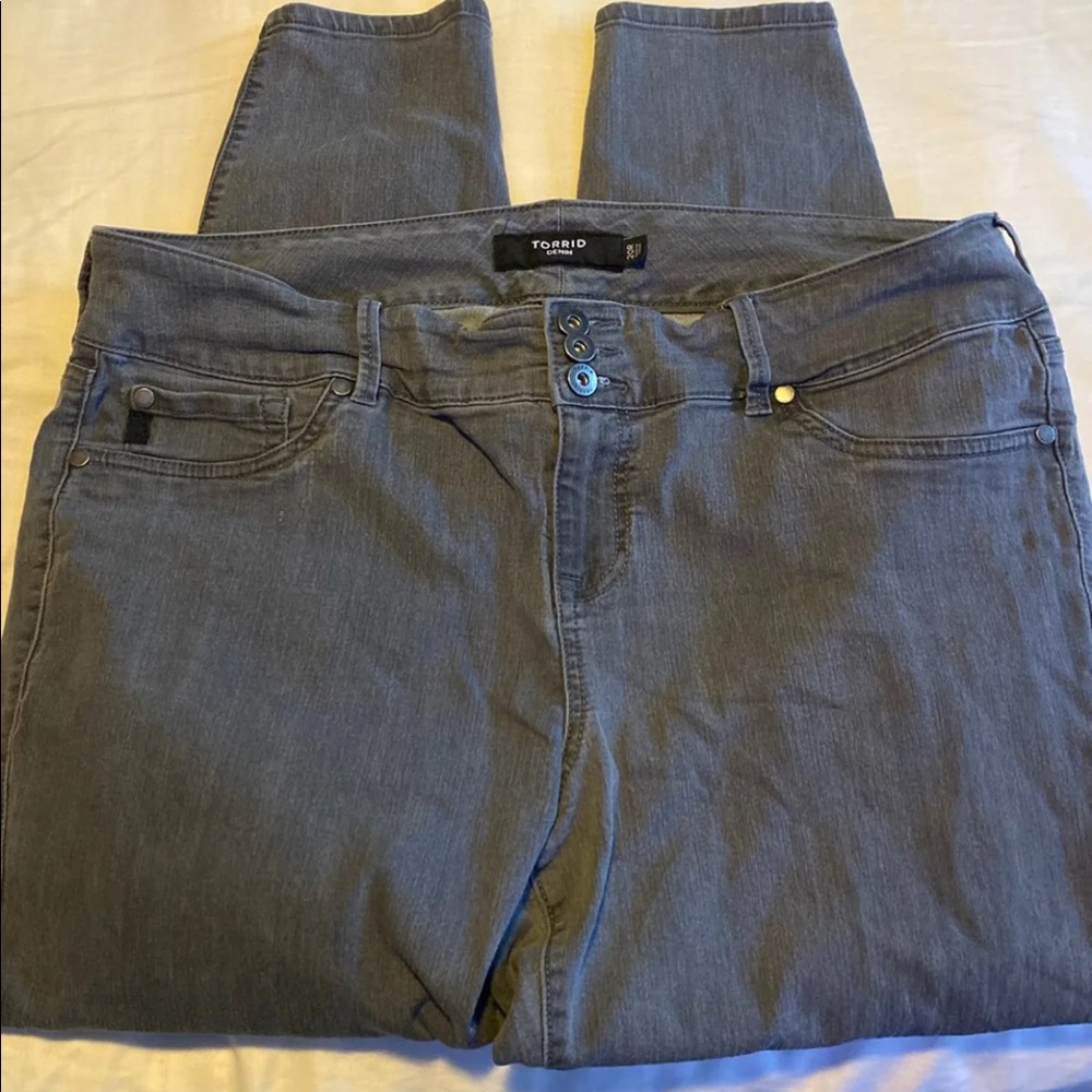 Torrid 20 jeans gray
